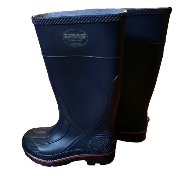 Honeywell Servus Size Youth 5 Blue Rubber Boots **NEW* - Picture 1 of 7